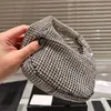 Full Diamond Handbag Designer Dinner Bag Underarm Bags Purses Designer Women Bag High Quality Clutch Zipper Open