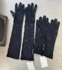 Gants en tulle noir pour femmes Designer dames lettres imprimer dentelle brodée mitaines de conduite Ins mode gants de fête minces 2 taille 9134938