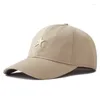 Gorras de bola 56-60 cm 60-65 cm Tamaño grande Gorra de béisbol Hombres Hip Hop Snapback Ocio Sombrero de sol Algodón Estrella Bordado