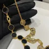 Collier de styliste tendance pour femmes, Europe et amérique, plaqué or jaune, collier de luxe avec lettres, pour fête de mariage, joli cadeau