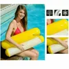 Other Pools SpasHG Inflatable Floating Water Hammock Float Pool Lounge Bed Swimming Chair Water Lounger Air Mattresses YQ240111