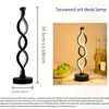 1pc LED Charging Spiral Table Lamp, KTV Cafe Bedroom Bedside Decoration Night Light, Super Good-looking And Durable