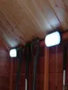 Indoor Shed 5 LED Light Solar Powered Panel Garden Lamp5LED Sheds Lights Ship D205901230