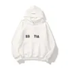 Men Essent hoodie mens designer hoodies essentialclothing hoodys women clothes pullover sleeveless O-Neck Letter printed green overcoat streetwear white clothes