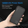 Cep Telefonu Güç Bankaları FloVeme Power Bank 10000/20000 MAH Çift USB Powerbank Dijital Ekran İPhone 14 için Harici Pil Taşınabilir Şarj Cihazı Samsung S23L240111