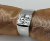 Solitario maschio taglio principessa anello con diamante da 3 ct gioielli in argento sterling 925 moissanite fidanzamento fede nuziale anelli per uomo regalo 2011556303