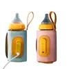 USB Feeding Bottle Warmer Baby Bottle Cover Travel Heat Keeper with Adjustable Constant Temperature Portable Milk Heater 240111