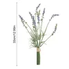 Dekorativa blommor 1pc Artificial Simulation Lavender Diy Weddle Brid Bouquet Home Office Table Party Decorations POGRAPHY REPS