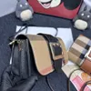 Quatily Women's Bag New Plaid Canvas Wide Shoulder Strap Underarm Bags File Holder Shoulder Crossbody Small Square Bags