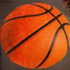 毛布1PCバスケットボールフットボールプリントブランケット面白いボールフランネルラウンドブランケットソフトウォームスローブランケットソファソファオフィの毛布
