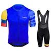 セット2022 Go Rigo Go Colombia Men Cycling Jersey Team Shirts Summer短袖サイクルショーツセットCICLISMO MAILLOT