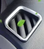 Cadre de couverture de décoration de ventilation de climatisation de voiture, ABS chromé de haute qualité, 2 pièces, pour citroën C5 aircross 20181586402