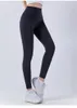 Dziewiąte spodnie Lu Women Yoga Push Fitness Legginsy Miękkie wysoką talię bioder Podnoś