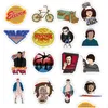 Accessoires de skate 50pcs Stranger Things Autocollants pour skateboard ordinateur portable Lage vélo moto téléphone voiture décalcomanies décor de fête Drop Deliv Oti3Y