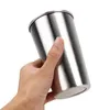 Tumblers 500ML Stainless Steel Cups Portable Beer Coffee Tea Eco-friendly Durable Lightweight Beautiful Outdoor Travel Supplies