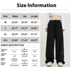 Kobiety Pants Women Chict Retro Sports Hip Hop American Lose Y2K Streetwear High Talle Lady Casual Casual