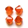 Perlen 500 Stück AAA österreichische Kristall-Doppelkegelperlen 4 mm mehrfarbige facettierte Glas-Abstandsperlen für Schmuckherstellung, DIY-Zubehör, Großhandel