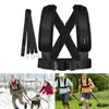 Accessories Clispeed Sled Workout Harness Black One Size Practical Resistance Band Fitness Strap For Men Training Daily