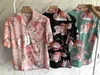 Men's Casual Shirts Streetwear Lapel Shirts Men Women Oversized Tiger Full Print Wao Maria Shirt Hawaii Beach Teeyolq