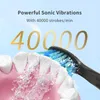 Зубная щетка SEAGO пара перезаряжаемая электрическая зубная щетка звуковая зубная щетка дорожная коробка ультразвуковая замена 8 насадок