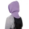 Y2K Women's Cashmere Balaklava duży obwód głowy ciepłe ochronę ucha wełniany dzianinowy kapelusz oryginalna nisza 240110