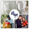 Altre forniture per la toilette da bagno Sgabello per cacca per il bagno Sgabello per piedi portatile in plastica antiscivolo per cacca Passaggi di assistenza per la casa WC per appartamento per bambini YQ240111