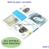 Novelty Games Play Paper Printed Money Toys Uk Pounds Gbp British 50 Commemorative Prop Toy For Kids Christmas Gifts Or Video Film D Dhzyr