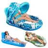 Outras Piscinas SpasHG Rede de Água Inflável Verão Piscina Ao Ar Livre Festa Flutuante Colchão Água Lazer Cama Espreguiçadeira Cadeira de Natação Brinquedo YQ240111