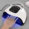 320W SUN X19 MAX Professionelle Nageltrocknungslampe für Maniküre 72 LEDS Gelpoliermaschine mit Auto-Sensor UV-LED 240111