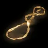 2024 New Fashion Upscale Jewelry Interweave Weaving Charms Snake Chain Choker 14k Yellow Gold Necklaces Pendant For Women