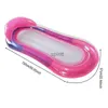 Other Pools SpasHG Pool Loungers Inflatable Floating Rows Summer Water Pool Toys Floating Bed Water Hammock Adult Beach Pool Inflatable Tanning Bed YQ240111