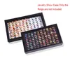 100 Slots Rings Display Stand Storage Box Ring Box Jewelry Organizer Holder Show Case Casket #228405 240110