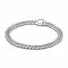 New Winter Christmas Timeless Pave Chain Bracelet 925 Silver High Quality Original Red Sparkling Heart Tennis Pear Halo Bracelet