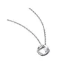 Pendants 925 Silver Charm Women's Necklace Studded Chain Jewelry Making Moon Necklace Ushaped Pendant DIY Versatile Pearl Neckpiece Gift