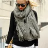 Scarves 2022 Plaid Women Shawl Autumn Winter Wool Thickening Over Length Scarft Fashion Scarves Pashmina Winter Scarf hijab scarf Q240111