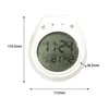 Wall Clocks Shower Clock Kitchen With Suction Cup Waterproof Touch Screen Timer Shatterproof Large LCD Display For Kids