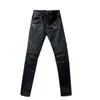 Men's Tracksuits Trend Thread Stitching Stretch Slim Jeans Fashion Designer Washed Skinny Pants Autumn And Winter Boot