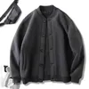 Jackor tung last! Herrens svans Enkel lamm Weop Warm Baseball Collar Fleece Cotton Jacket Trendy