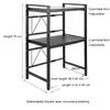 Kök förvaring 2/3 lager mikrovågsugn hushåll rostfritt stål hylla bänkskiva bordsskiva ris spis ugn rack tillbehör hållare
