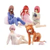 Action Toy Figures Nakano Ichika Nino Miku Yotsuba Itsuki Figure Pajamas The Quintessential Quintuplets Model Toys Doll 221027 Dro Dhqop