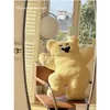 Almofada / travesseiro decorativo dos desenhos animados urso amarelo volta almofada mesa sofá decoração de casa crianças criança presente de aniversário 230818 gota entregar dhm9b