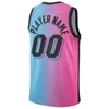 Jimmy Butler Basketball Jersey Dwayne Dwyane Wade Tyler Herro Kyle Lowry Bam Adebayo 2023 2024 City Pink Blue Men