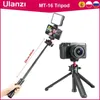 Connectors Ulanzi Mt16 Extend Tablet Tripod with Cold Shoe for Microphone Led Video Fill Light Smartphone Slr Camera Tripod