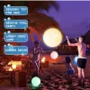 40CM Colorfull Floating Ball Party Decoration Remote Controlled Inflatable LED Light Up Beach Balls Even Pool Toys LL