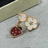 Bague coccinelle Simple en or Rose pour femme, bijou de printemps, marque de luxe, joli tempérament, cadeau de fête