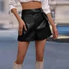 Shorts femminile Volalo 2024 PU VINTAGE in pelle PU ALTA PANTRO DRABAPEDETTI DRAZTER SULLA FEMMINA DELL'USUTA DEMBLA