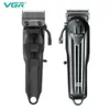 VGR V-282 Регулируемая машинка для стрижки волос Беспроводной триммер для мужчин Профессиональная аккумуляторная парикмахерская электрическая машинка для стрижки волос 240111