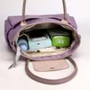 Nuevo diseño bolsa de pañales para bebés bolsa de pañales para mamás impermeable viaje cochecito de bebé mamá maternidad Totes bolsos de hombro
