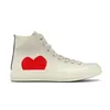 CONVERSE Comme Des Garcons 1970s All Star Multi-Heart Canvas Designer Shoes Womens Mens Chucks Taylors【code ：L】High Top Vintage Low Flat Trainers Original Table Sneakers