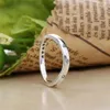 Ringen Hoge Kwaliteit 925 Sterling Zilver pan Klassieke Boog Ring Met Origineel Logo Hart Vrouw Sieraden Gift Gratis Verzending